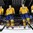 MALMO, SWEDEN - DECEMBER 29: Sweden players look on during the national anthem after a preliminary round win over Norway at the 2014 IIHF World Junior Championship. (Photo by Andre Ringuette/HHOF-IIHF Images)